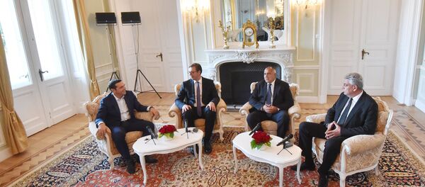 Întâlnirea la nivel înalt între România, Bulgaria, Serbia, Grecia la Varna, 4 octombrie 2017 - Sputnik Moldova-România