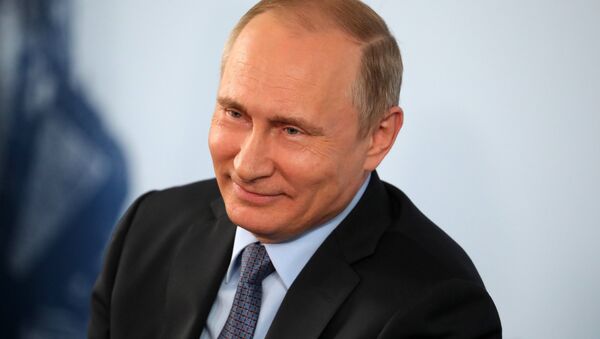 Рабочая поездка президента РФ В. Путина в Белгородскую область - Sputnik Молдова