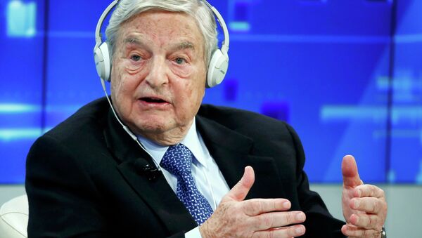 Georges Soros, Chairman of Soros Fund Management, speaks during the session 'Recharging Europe' in the Swiss mountain resort of Davos January 23, 2015. File photo. - Sputnik Moldova-România