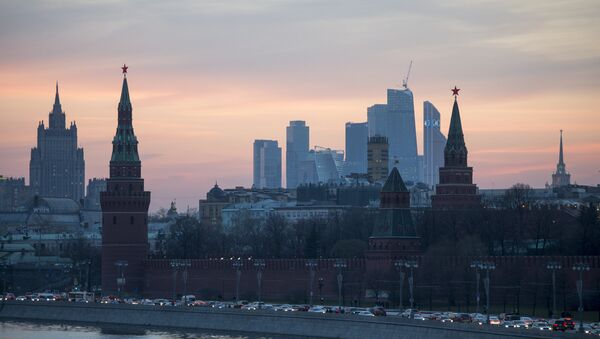 View of the Moscow Kremlin from the Bolshoy Moskvoretsky Bridge. (File) - Sputnik Moldova-România