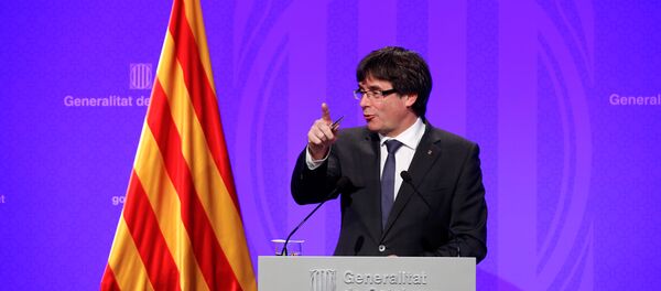 Председатель правительства Каталонии Карлес Пучдемон - Sputnik Молдова