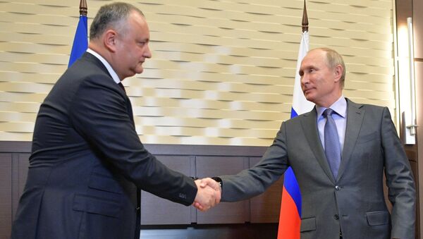 Президент РФ В. Путин встретился с президентом Молдовы И. Додоном - Sputnik Moldova