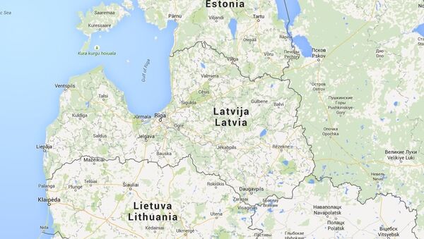 Ţările baltice harta - Sputnik Moldova