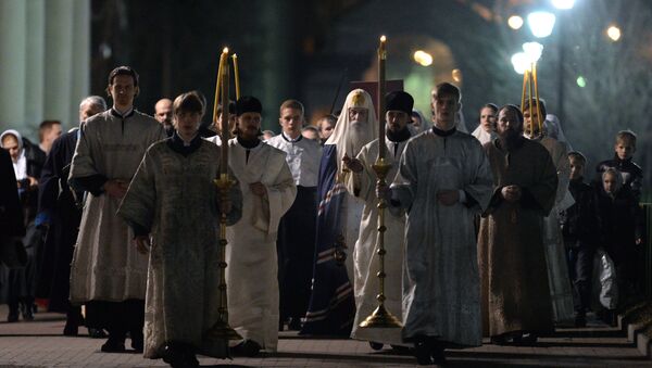 Празднование православной Пасхи в России - Sputnik Молдова