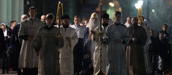 Празднование православной Пасхи в России Празднование православной Пасхи в России - Sputnik Молдова