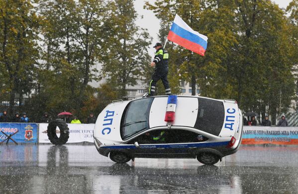 Спортивный праздник столичной полиции, посвященный Дню сотрудника органов внутренних дел России - Sputnik Молдова