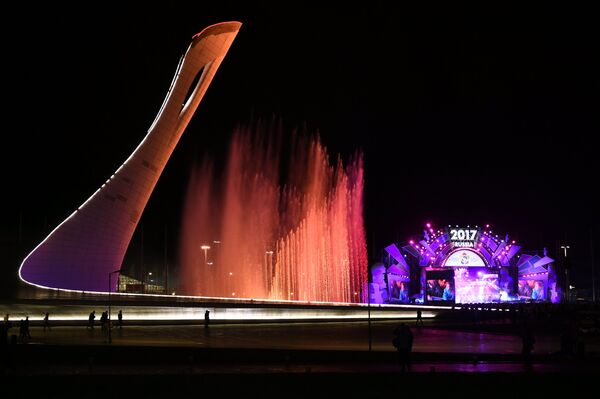 Церемония открытия XIX Всемирного фестиваля молодёжи и студентов Церемония открытия XIX Всемирного фестиваля молодёжи и студентов - Sputnik Молдова