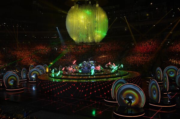 Церемония открытия XIX Всемирного фестиваля молодёжи и студентов Церемония открытия XIX Всемирного фестиваля молодёжи и студентов - Sputnik Молдова