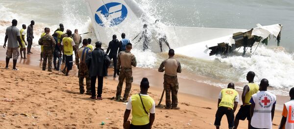 Avionul care sa prăbușit în Coasta de Fildeș Avionul care sa prăbușit în Coasta de Fildeș - Sputnik Moldova-România