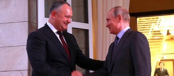 Igor Dodon și Vladimir Putin - Sputnik Moldova