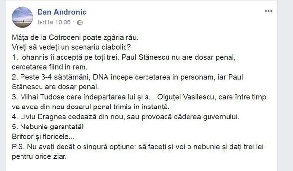 Comentariile lui Dan Andronic Comentariile lui Dan Andronic - Sputnik Moldova-România