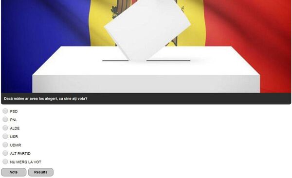 Sondajul Sondajul - Sputnik Moldova-România
