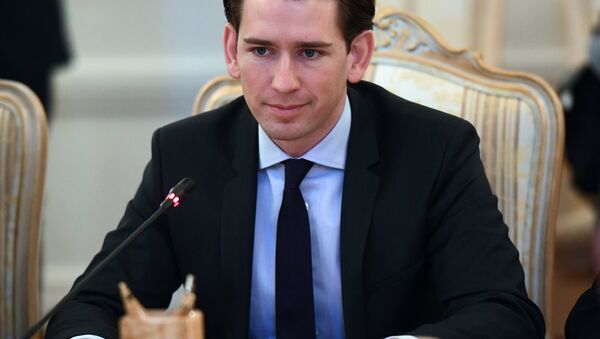 Министр иностранных дел Австрии Себастьян Курц - Sputnik Молдова