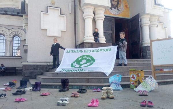 Acțiune pentru interzicerea avortului în Rusia, or. Soci - Sputnik Moldova