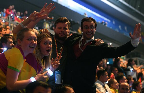 Церемония закрытия XIX Всемирного фестиваля молодёжи и студентов - Sputnik Молдова