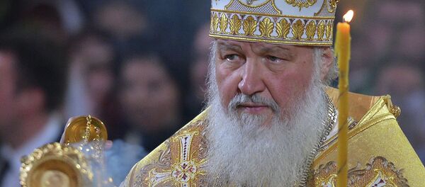 Патрирах Московский и всея Руси Кирилл во время богослужения. Патрирах Московский и всея Руси Кирилл во время богослужения. - Sputnik Moldova