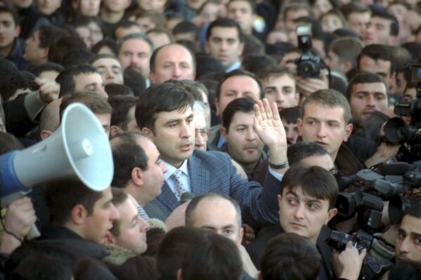 Mihail Saakașvili a devenit președinte al Georgiei la vârsta de 36 de ani - Sputnik Moldova
