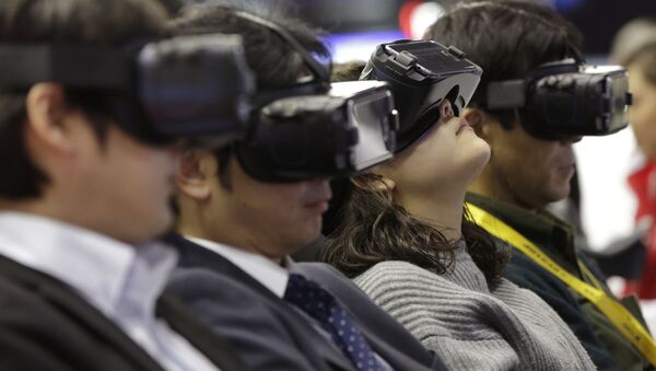 Очки виртуальной реальности на пресс-показе Токио - Sputnik Молдова