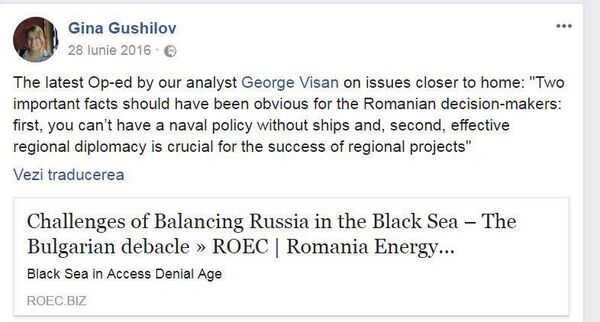 Postarea despre analiza militar-strategică a lui Vișan Postarea despre analiza militar-strategică a lui Vișan - Sputnik Moldova-România