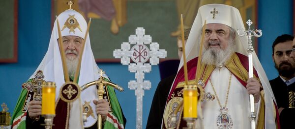 Patriarhul Kiril și Patriarhul Daniel la București Patriarhul Kiril și Patriarhul Daniel la București - Sputnik Moldova