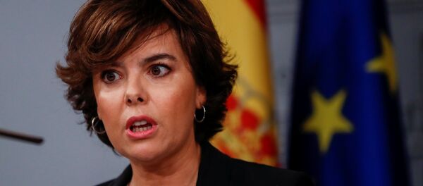 Вице-премьер Испании Сорайя Саэнс де Сантамария Вице-премьер Испании Сорайя Саэнс де Сантамария - Sputnik Молдова