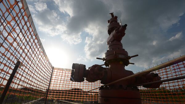 Скважина по добыче сланцевого газа в поселке Желанное Донецкой области - Sputnik Молдова