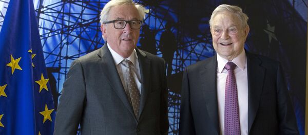 Jean-Claude Juncker și George Soros - Sputnik Moldova-România