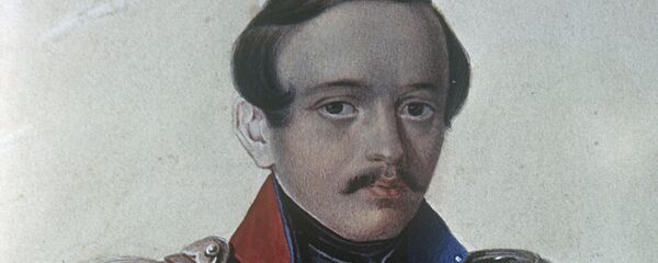 Портрет М. Ю. Лермонтова в гусарском сюртуке - Sputnik Молдова