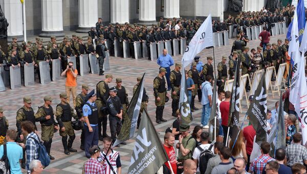 Протестные акции в Киеве - Sputnik Молдова