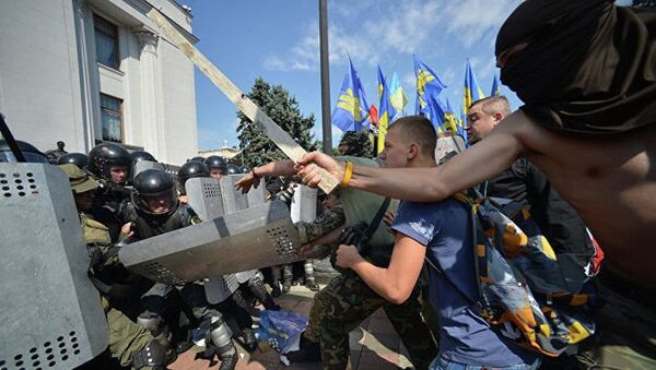 киев, рада, демонстрация, митинг - Sputnik Молдова