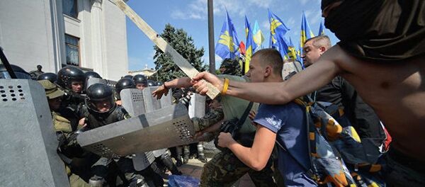 киев, рада, демонстрация, митинг - Sputnik Молдова