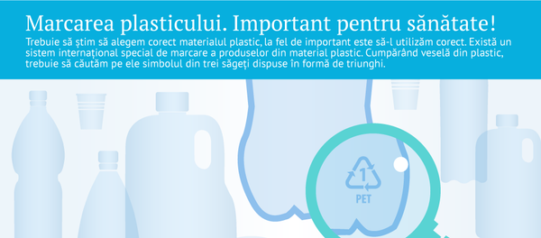 Marcarea plasticului. Important pentru sănătate Marcarea plasticului. Important pentru sănătate - Sputnik Moldova-România