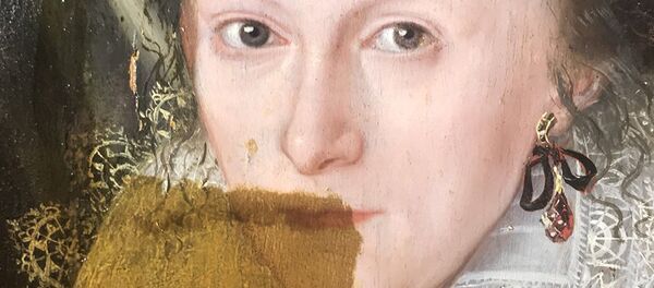 Очищение картины XVII века Очищение картины XVII века - Sputnik Молдова