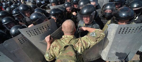 беспорядки, киев, рада - Sputnik Молдова