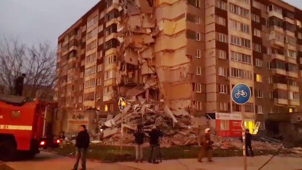 Обрушение жилого дома в Ижевске - Sputnik Moldova