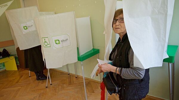 Второй тур выборов в местные органы власти в Грузии - Sputnik Молдова