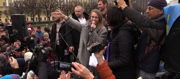 Собчак освистали в Питере - Sputnik Молдова