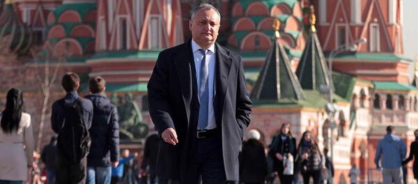 Igor Dodon la Moscova - Sputnik Moldova-România
