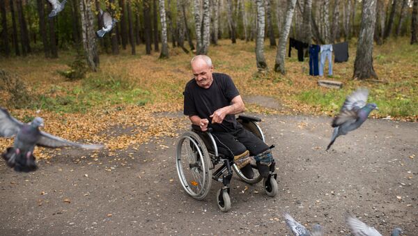 Инвалид на коляске - Sputnik Молдова