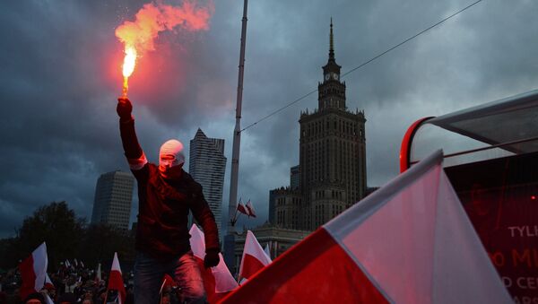 Manifestație publică în Varșovia cu ocazia Zilei Independenței Poloniei - Sputnik Moldova-România