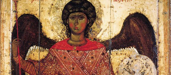 Икона Архангел Михаил ок. 1300 года, Ярославль - Sputnik Молдова