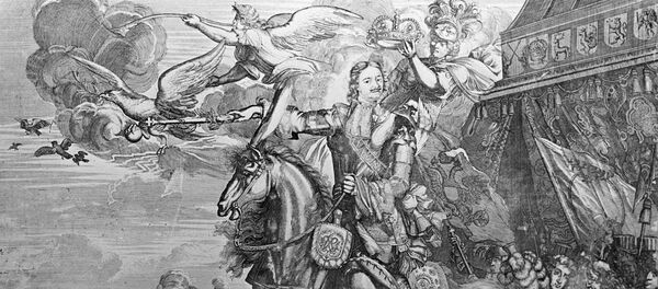 Репродукция портрета Петра Первого Репродукция портрета Петра Первого - Sputnik Молдова