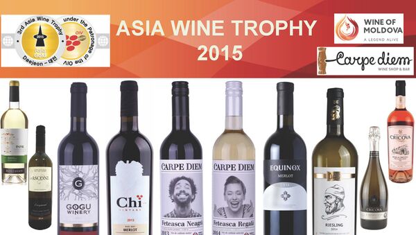 Vinuri moldoveneşti la concursul asiatic ASIA WINE TROPHY 2015 - Sputnik Moldova