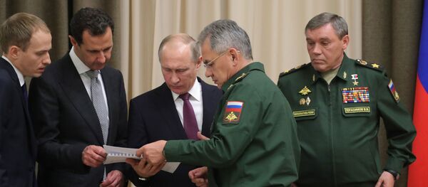 Întâlnirea lui Vladimir Putin cu Bashar al Assad - Sputnik Moldova