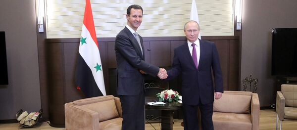 Рабочая встреча президента РФ В. Путина с президентом Сирии Б. Асадом - Sputnik Молдова
