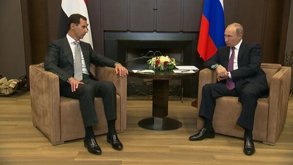Президент Сирии Башар Асад поблагодарил Владимира Путина за помощь - Sputnik Молдова