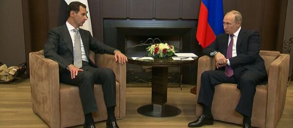 Президент Сирии Башар Асад поблагодарил Владимира Путина за помощь - Sputnik Молдова