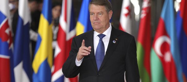 Президент Румынии Клаус Йоханнис Президент Румынии Клаус Йоханнис - Sputnik Молдова