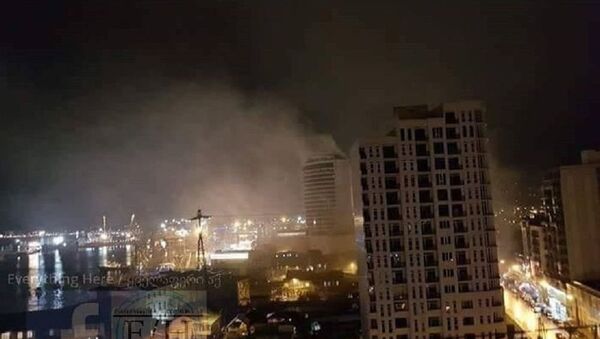 Пожар в батумской гостинице Лео Гранд - Sputnik Молдова