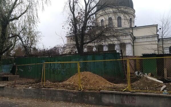 Строительство за Кафедральным собором - Sputnik Молдова